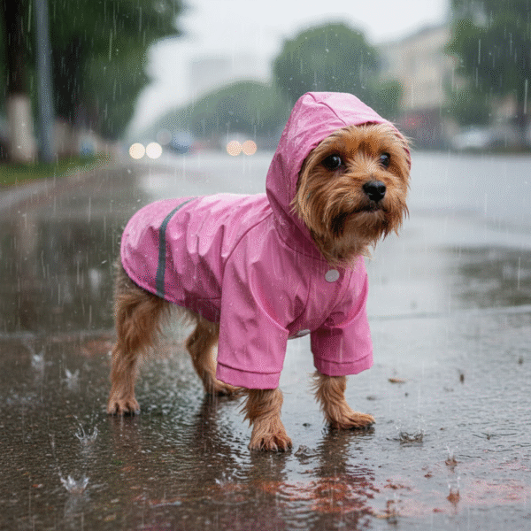 Impermeable reflectante para perros, impermeable, resistente a la nieve, para cachorros pequeños, gatos, chihuahua, bulldog, capa, poncho, disfraz.