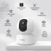 Cámara Boykeep 2K para perros y mascotas con app para teléfono, cámara de seguridad para bebés en interiores con wifi 5G/2.4GHz, movimiento horizontal y vertical de 360°, audio bidireccional y visión nocturna.