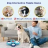 Juguetes interactivos de rompecabezas para perros, dispensador de golosinas, comedero lento para perros pequeños y grandes, enriquecedor de cachorros, entrenamiento intelectual, rompecabezas de golosinas para perros.