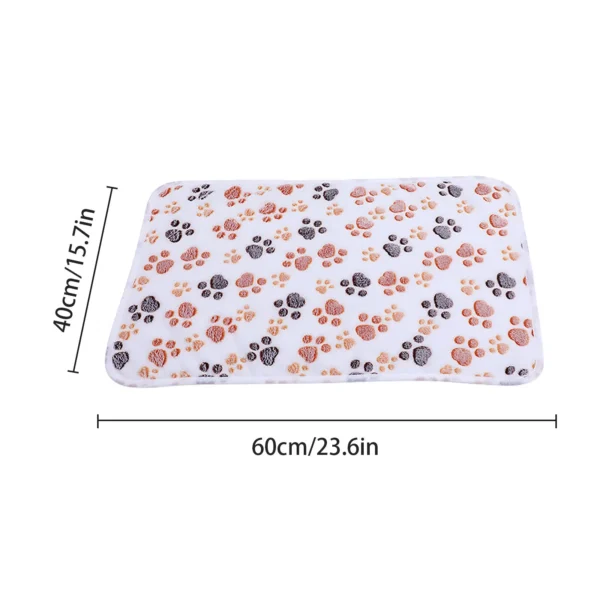 Manta para mascotas, cama para perros y gatos, suave y bonita, con estampado de forro polar