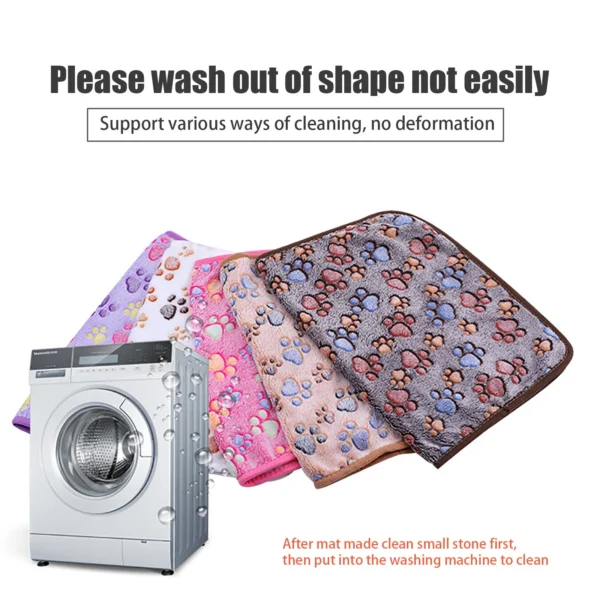 Manta para mascotas, cama para perros y gatos, suave y bonita, con estampado de forro polar