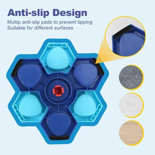 Juguetes interactivos de rompecabezas para perros, dispensador de golosinas, comedero lento para perros pequeños y grandes, enriquecedor de cachorros, entrenamiento intelectual, rompecabezas de golosinas para perros.