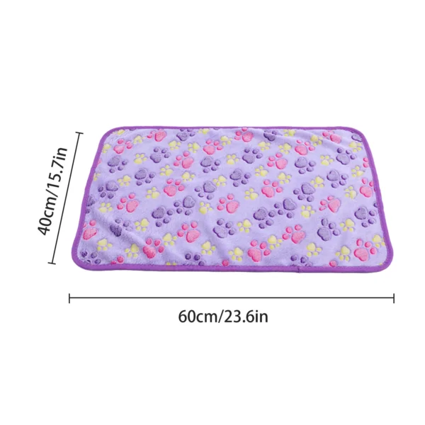 Manta para mascotas, cama para perros y gatos, suave y bonita, con estampado de forro polar