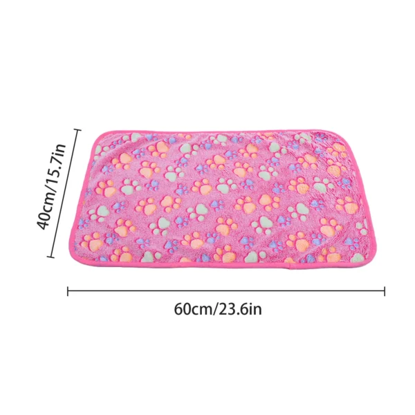 Manta para mascotas, cama para perros y gatos, suave y bonita, con estampado de forro polar