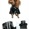 Impermeable reflectante para perros, impermeable, resistente a la nieve, para cachorros pequeños, gatos, chihuahua, bulldog, capa, poncho, disfraz.