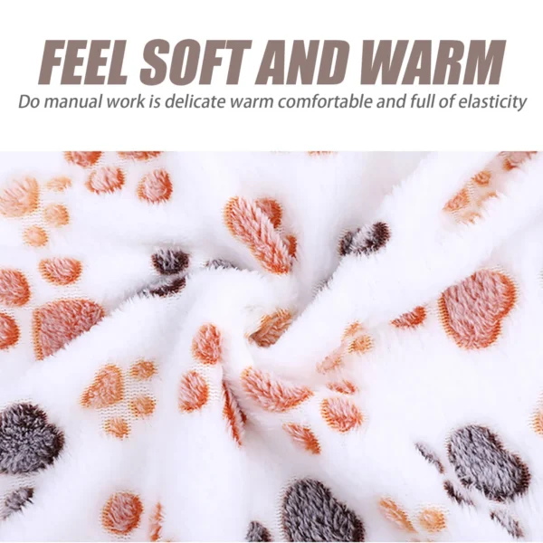 Manta para mascotas, cama para perros y gatos, suave y bonita, con estampado de forro polar