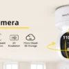 Cámara Boykeep 2K para perros y mascotas con app para teléfono, cámara de seguridad para bebés en interiores con wifi 5G/2.4GHz, movimiento horizontal y vertical de 360°, audio bidireccional y visión nocturna.