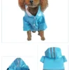Impermeable reflectante para perros, impermeable, resistente a la nieve, para cachorros pequeños, gatos, chihuahua, bulldog, capa, poncho, disfraz.
