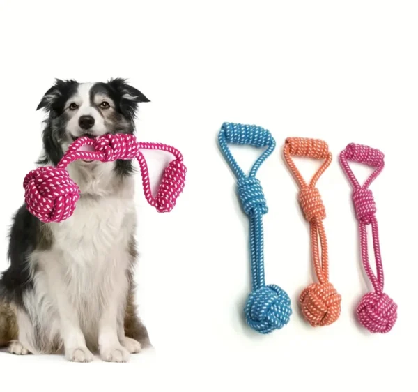 Juguete Resistentes de Cuerda para Perros – Diversión & Mordida Segura , 1 ud.